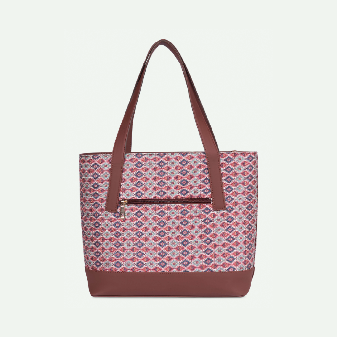 Ajrakh Kami Classic Tote Bag - 1991 by Zouk