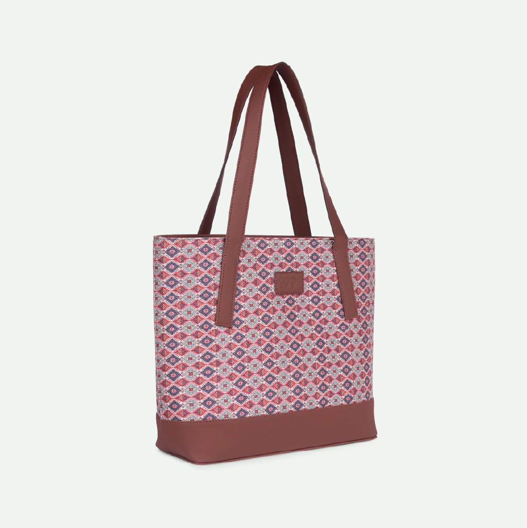 Ajrakh Kami Classic Tote Bag - 1991 by Zouk