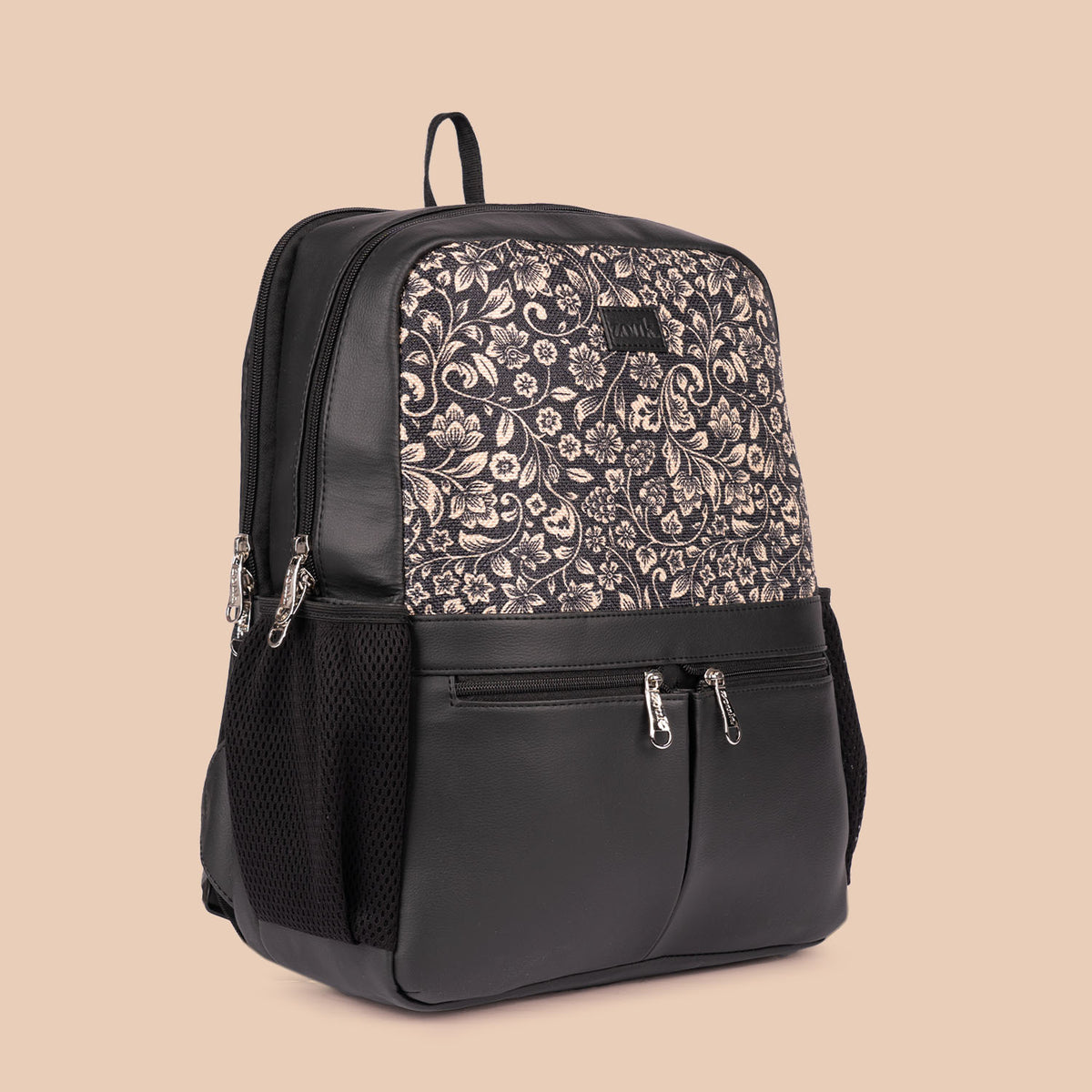 FloMotif Office Backpack & Kutch Gamthi Dome Daypack Combo