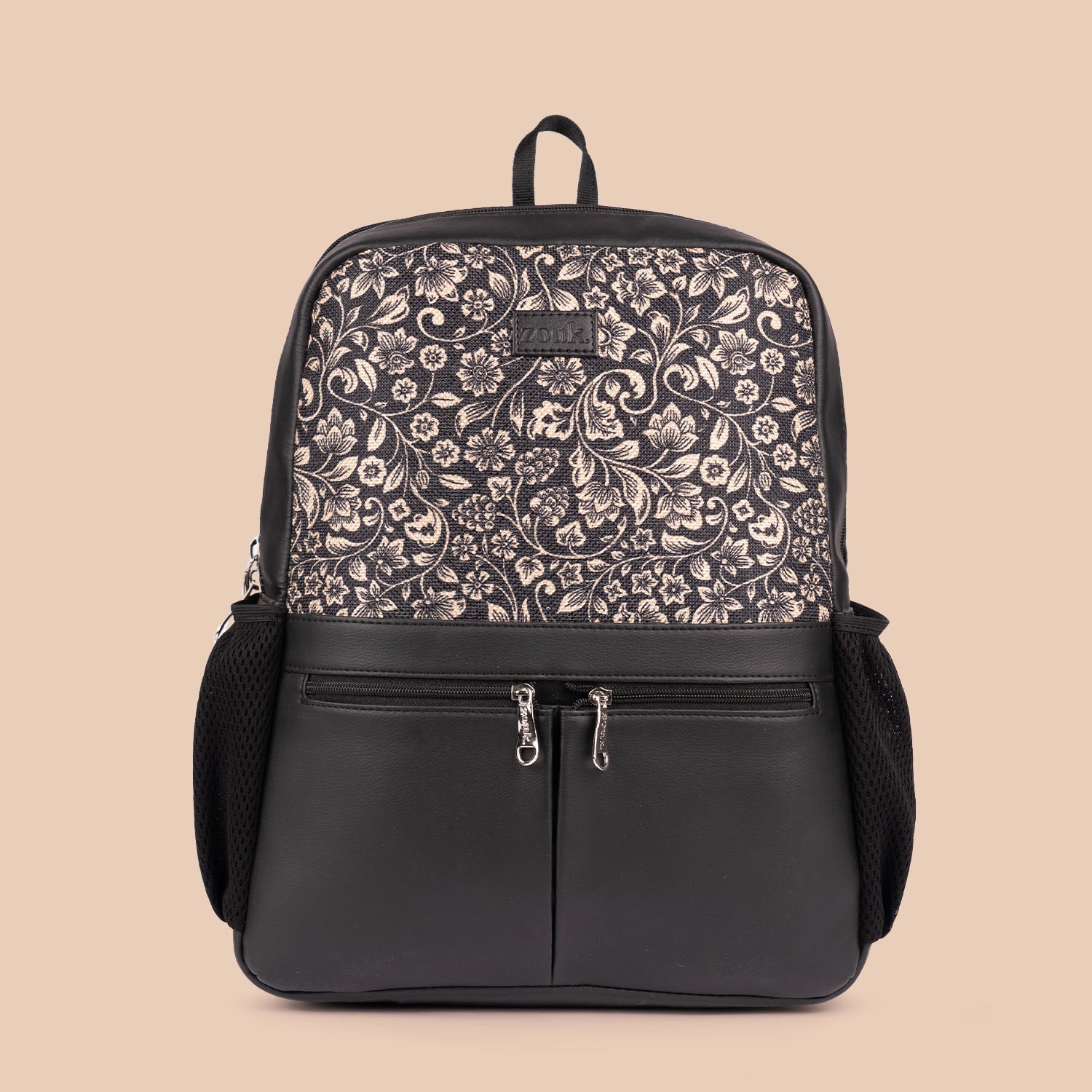 FloMotif Office Backpack & Kutch Gamthi Dome Daypack Combo