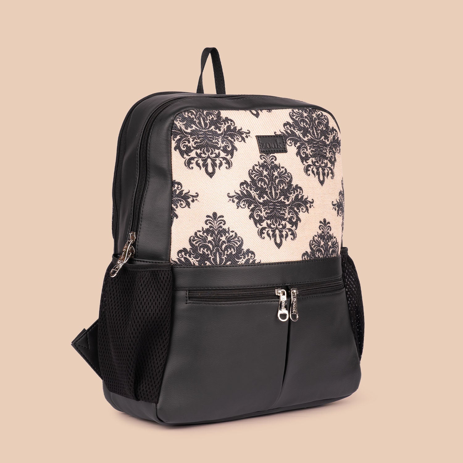 ZIP-Mughal Motif Office Backpack
