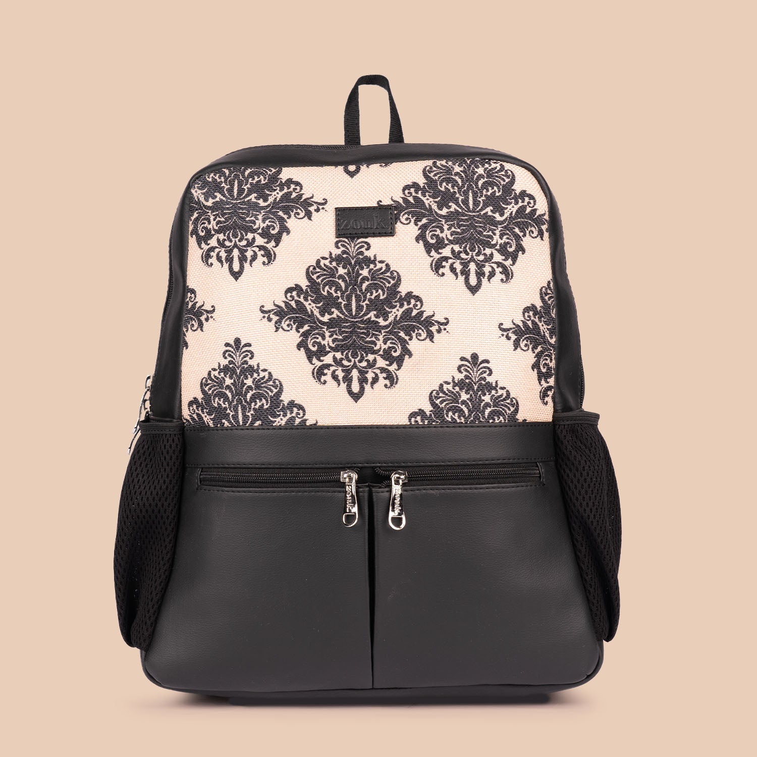 ZIP-Mughal Motif Office Backpack
