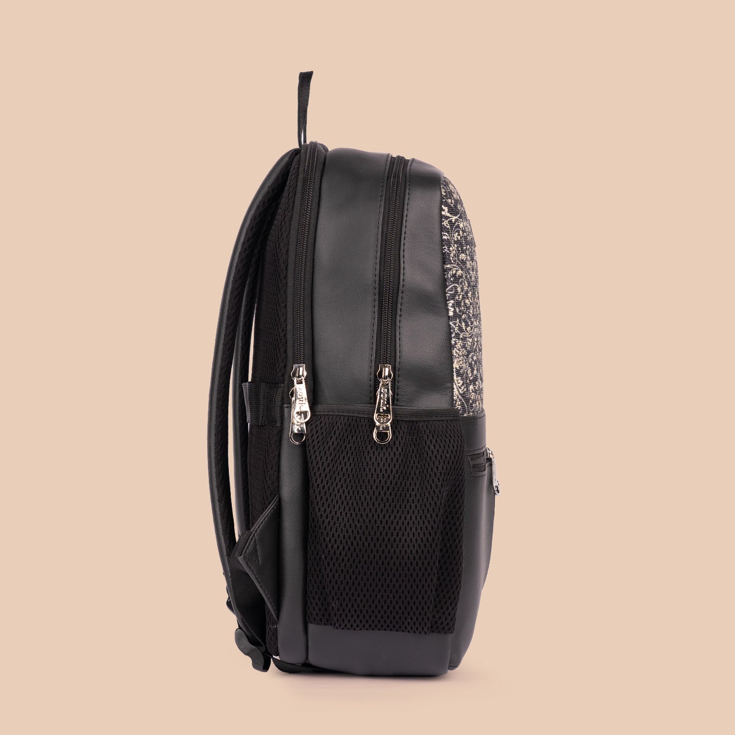 ZIP-Lattice Lace Office Backpack