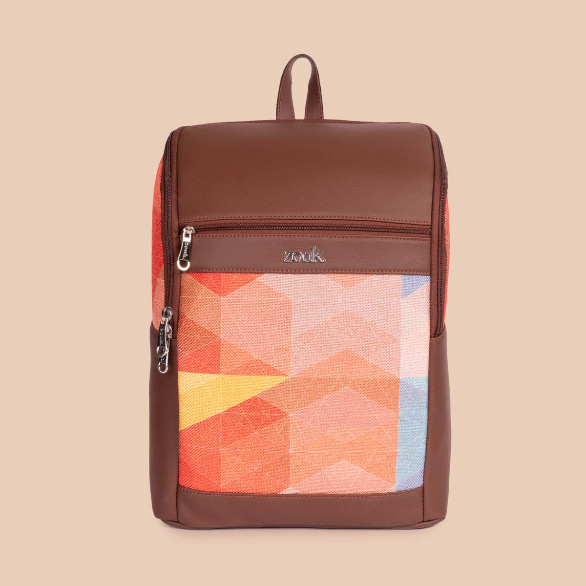 Amalia Laptop Backpack (Brown) - GeoOptics