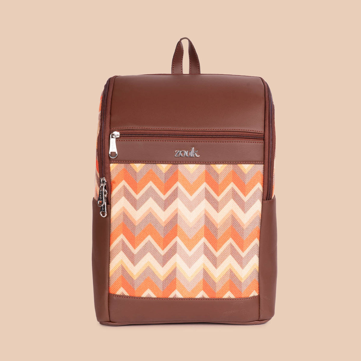 Amalia Laptop Backpack (Brown) - Tidal Wave