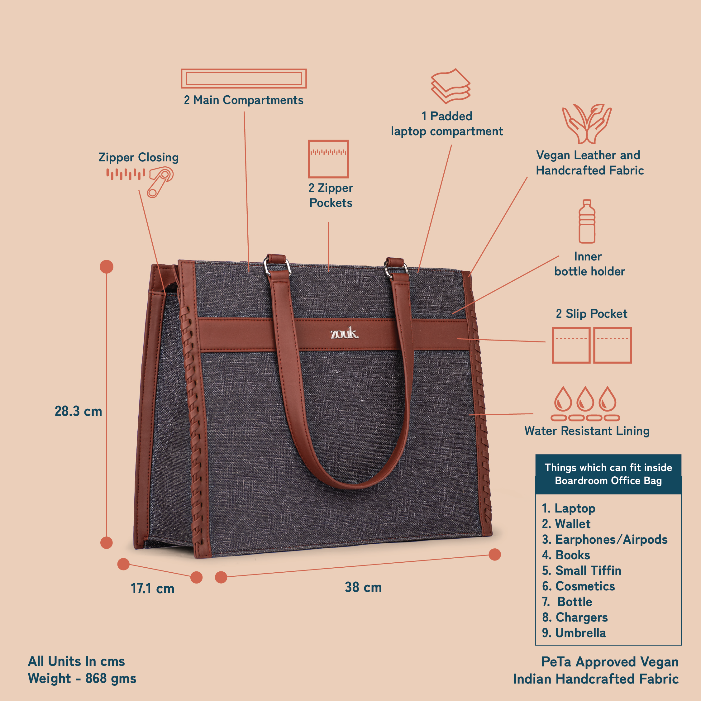 Amer Maze Boardroom Office Bag