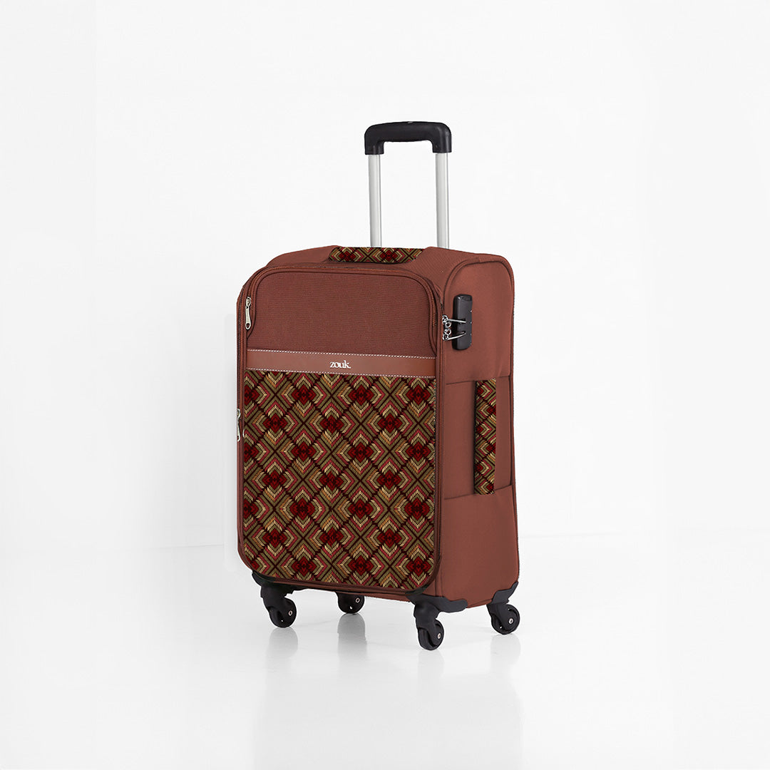 Amritsar Phulkari Avasa Trolley Bag (Medium)