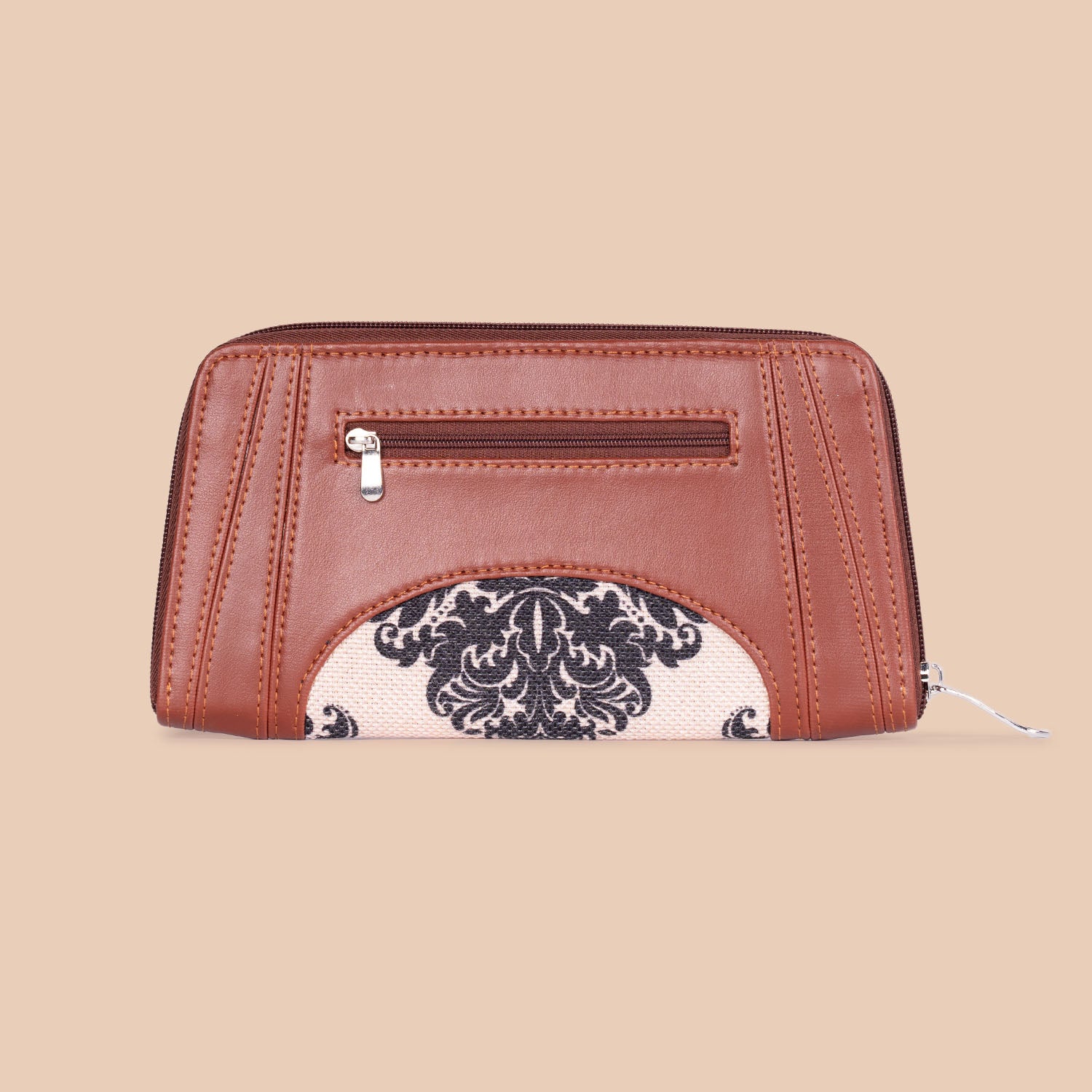 Arika Zipper Wallet - Mughal Motif