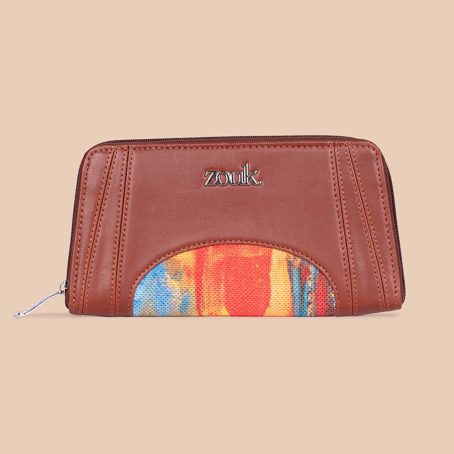 Arika Zipper Wallet - Abstract Amaze