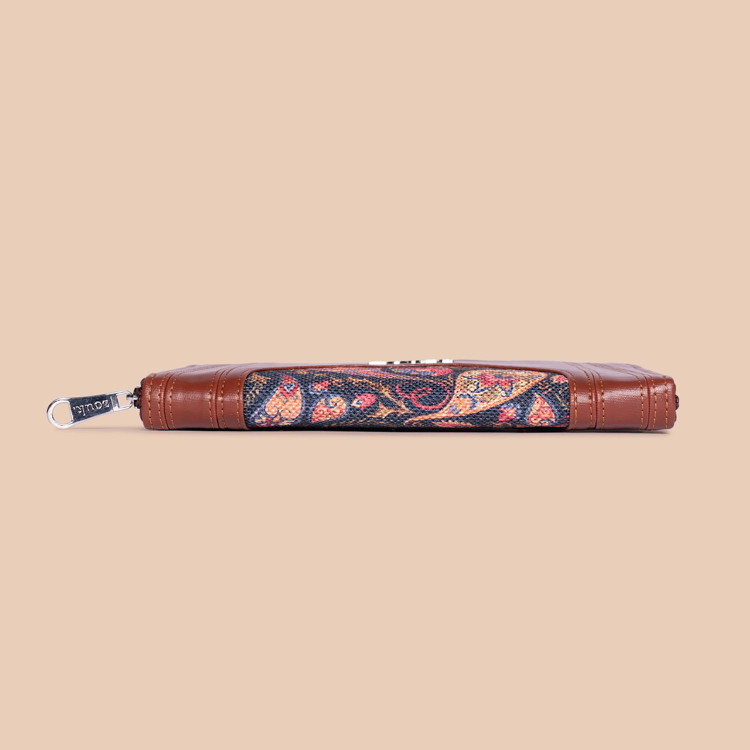 Arika Zipper Wallet - Paisley Print