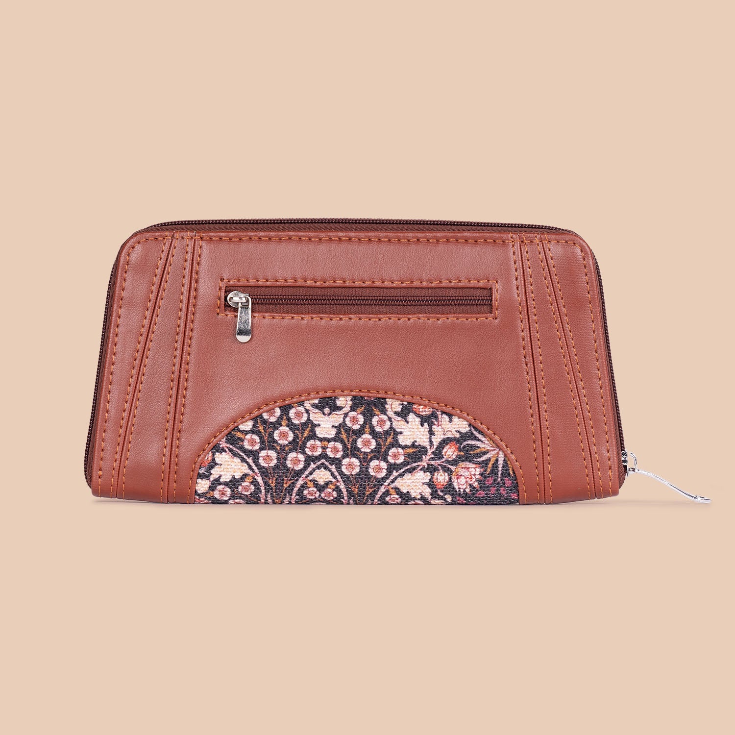 Arika Zipper Wallet - Kashmir Blooms