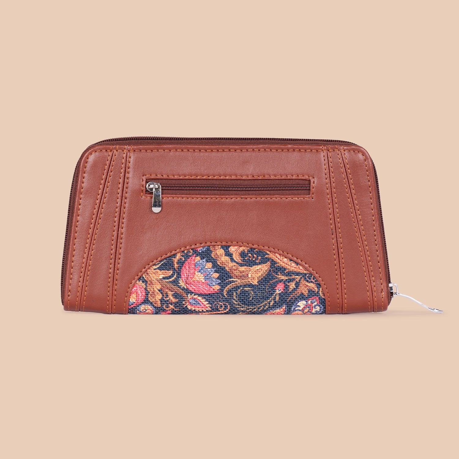 ZIP-Arika Zipper Wallet - Paisley Print