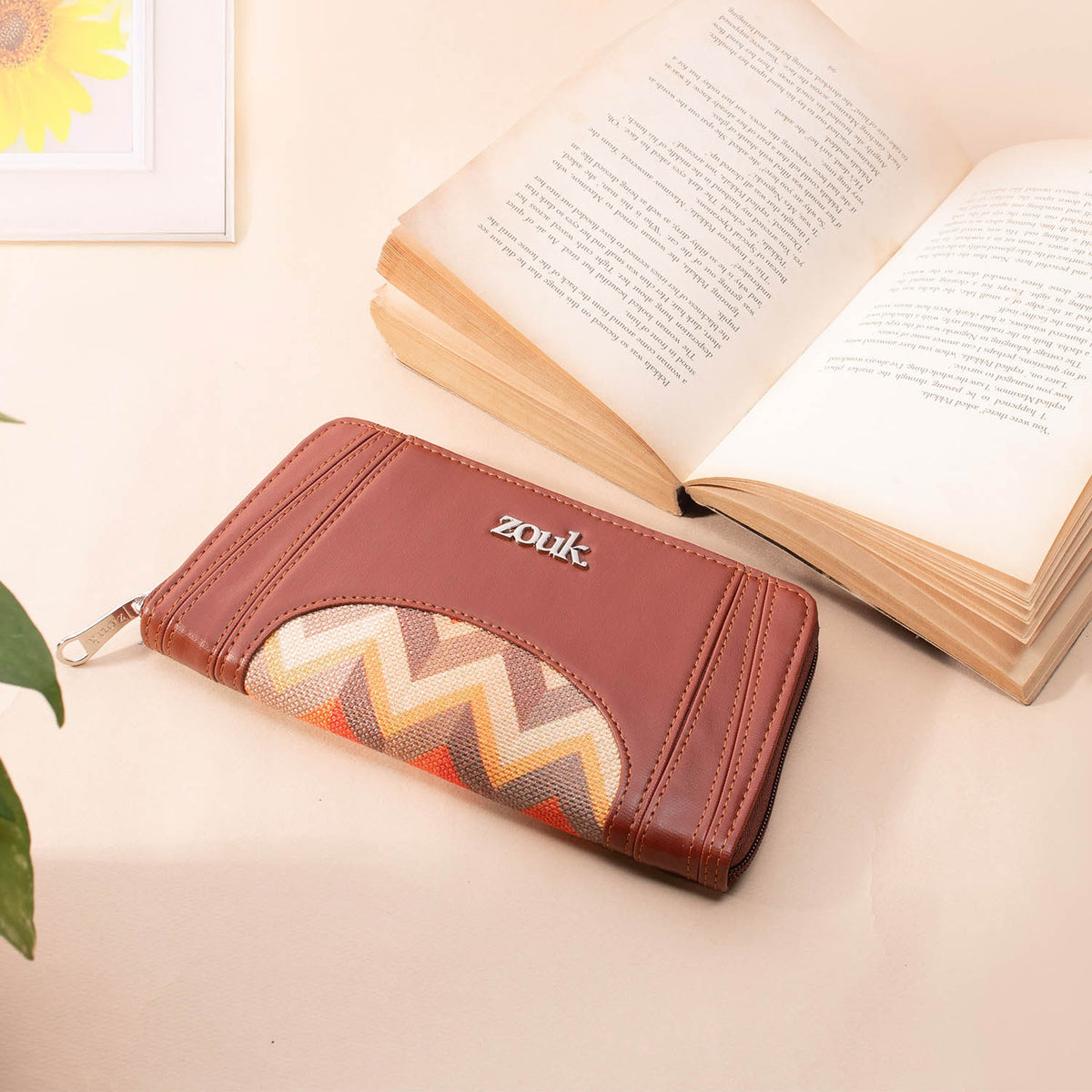 Arika Zipper Wallet - Tidal Wave