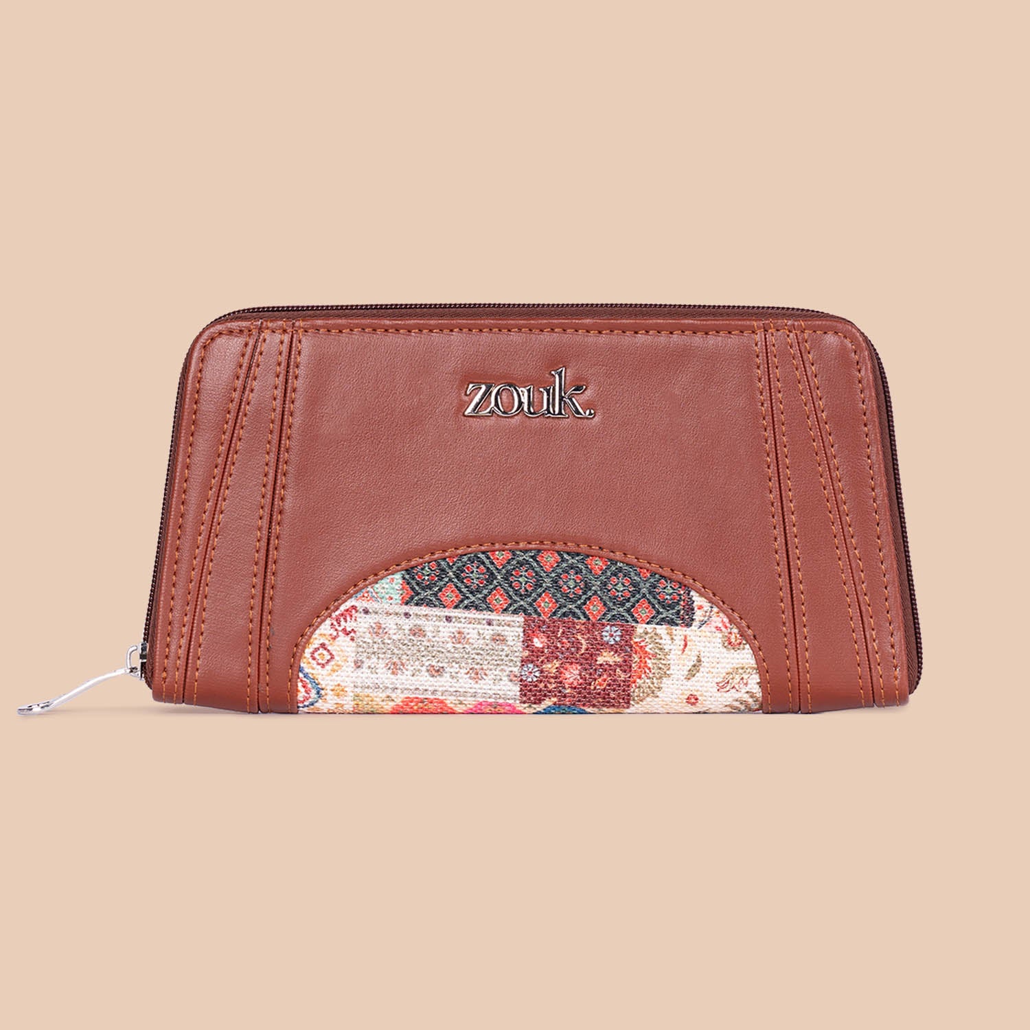 Arika Zipper Wallet - Kutch Gamthi