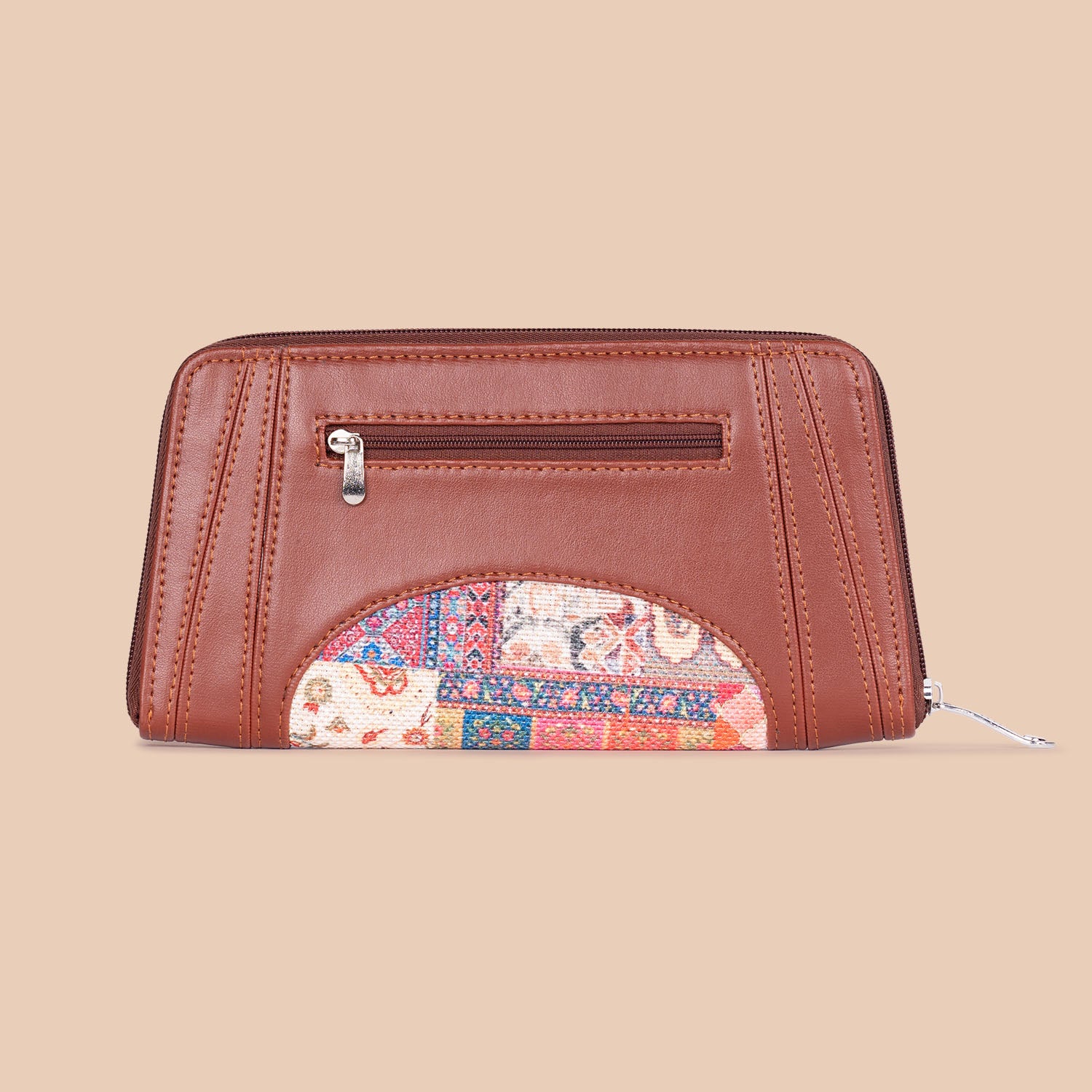 Arika Zipper Wallet - Kutch Gamthi