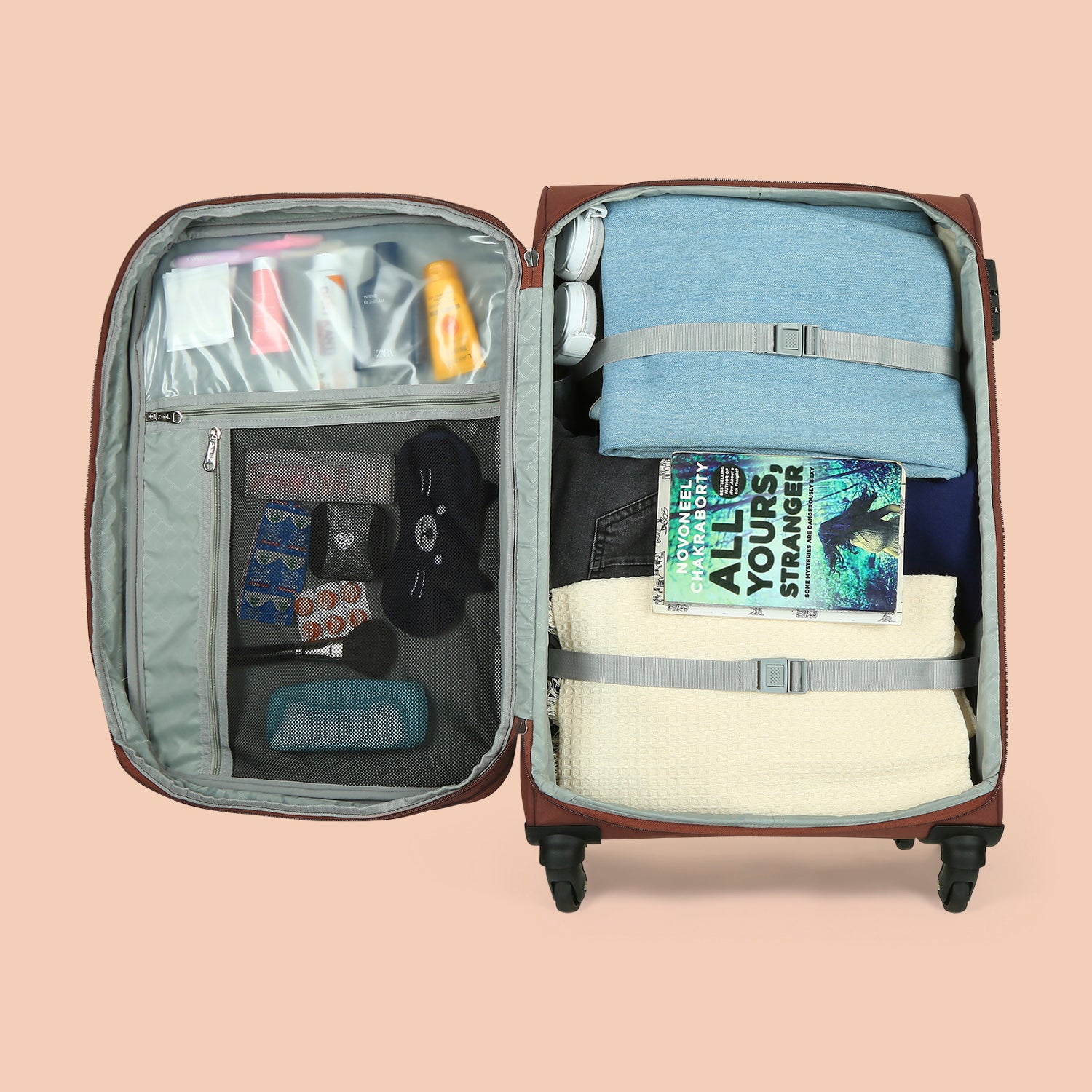 Jammu Kaleen Avasa Trolley Bag Combo (Cabin & Medium)