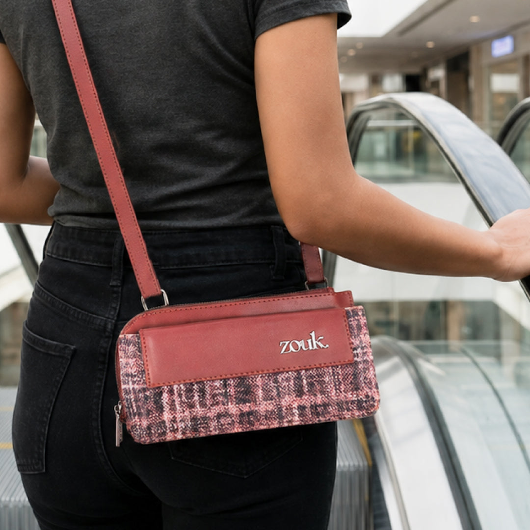 Azura Phone Sling Cashmere Noir (Pink)