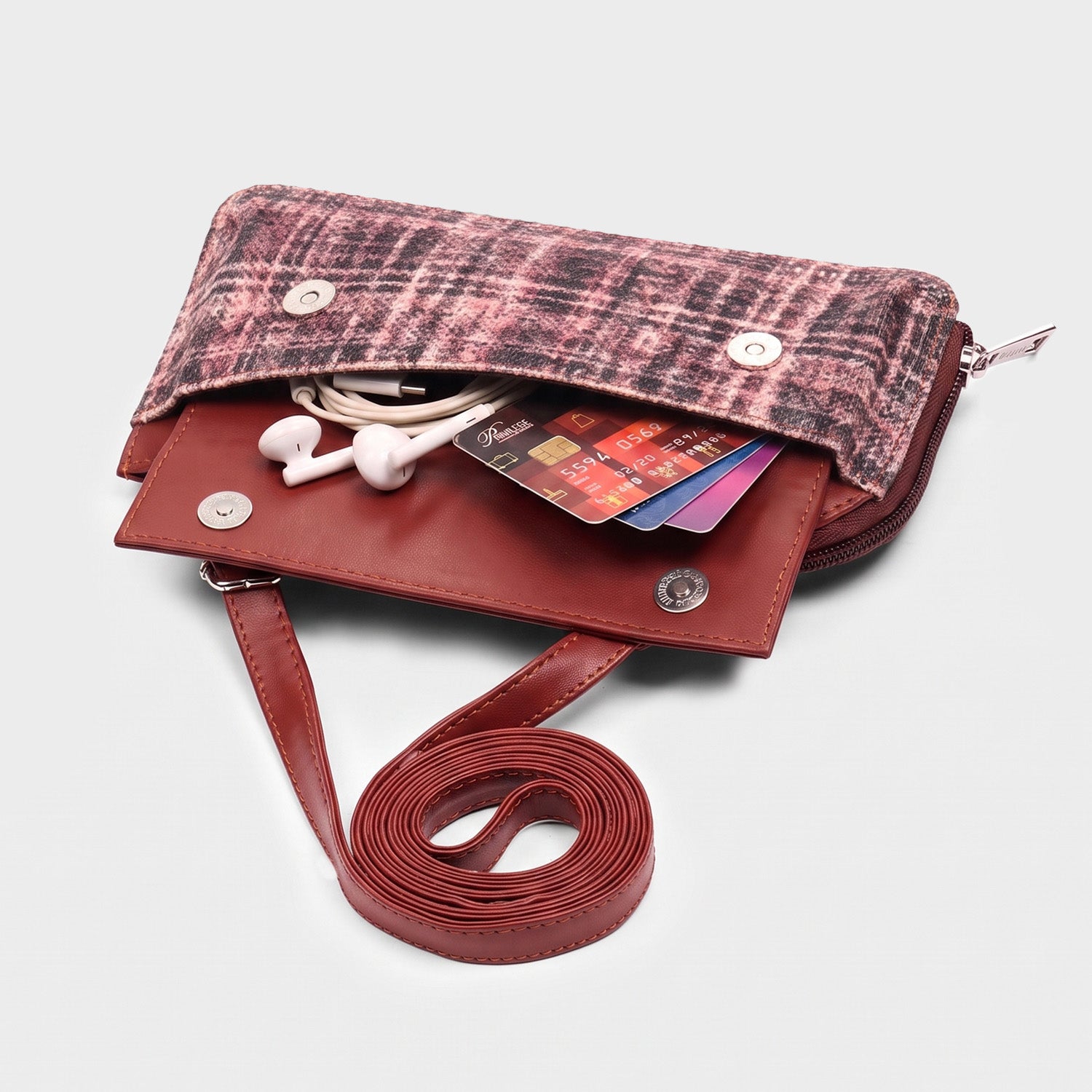 Azura Phone Sling Cashmere Noir (Pink)