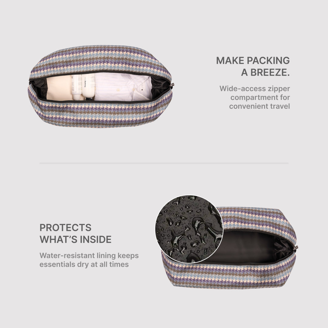 Bombay Houndstooth Collapsible Duffel Bag - Men's Collection