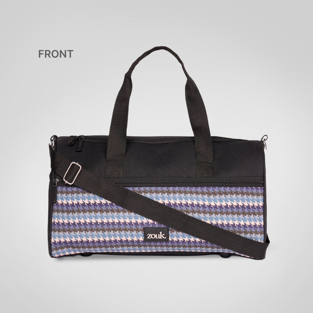 Bombay Houndstooth Travel Duffle Bag - Men's Collection