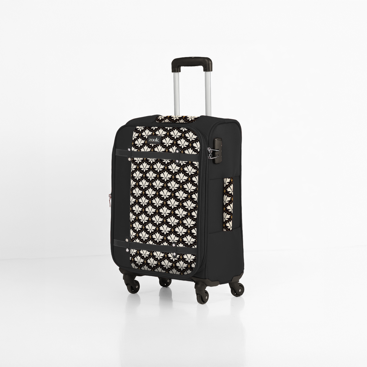 Bidri Kaiser Saira Trolley Bag - Black (Cabin)