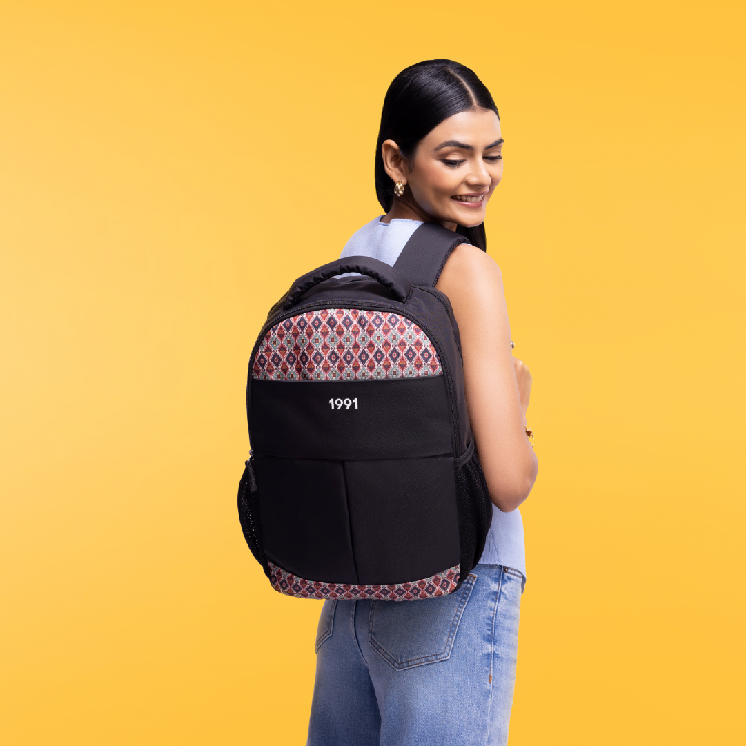 Ajrakh Kami Classic Backpack - 1991 by Zouk
