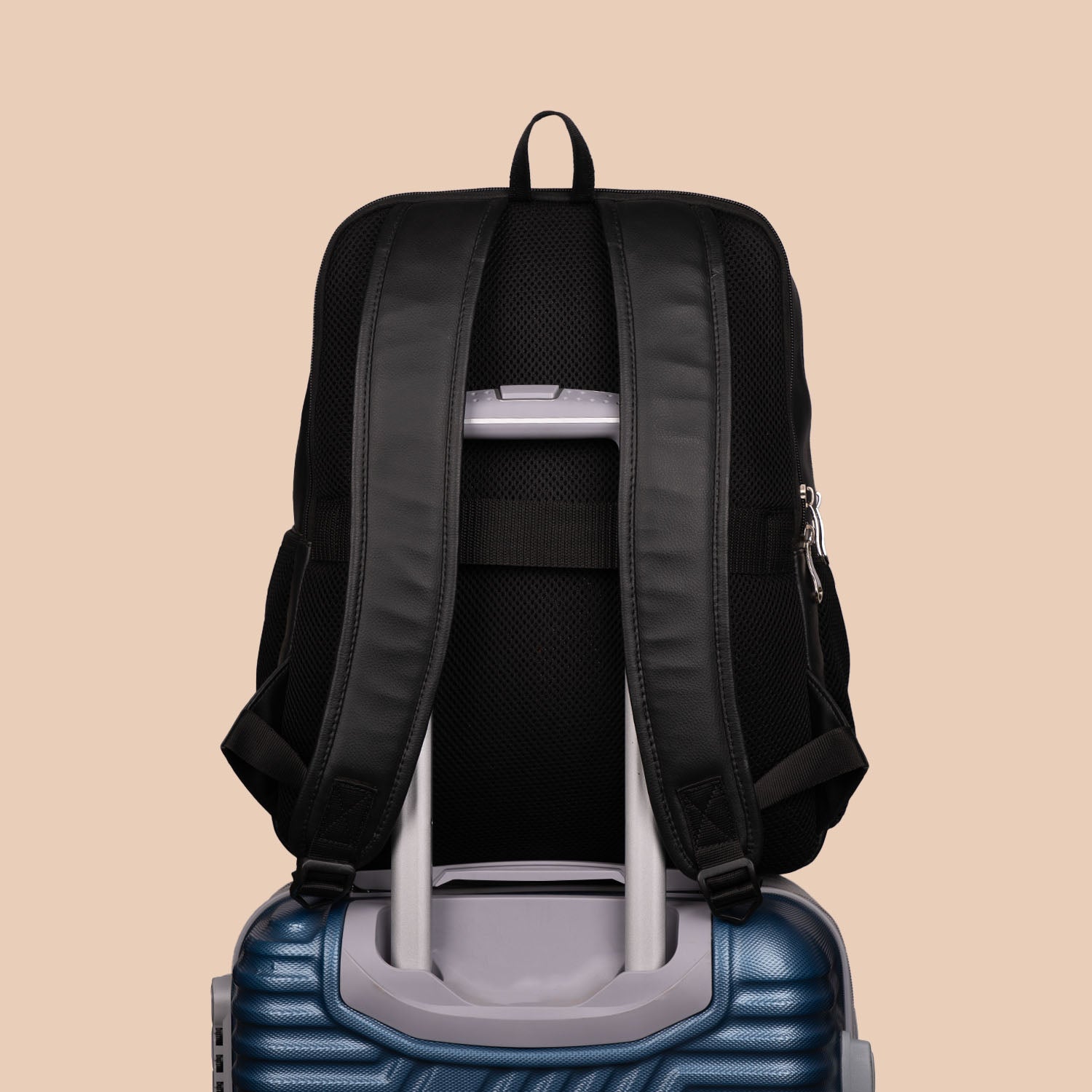 ZIP-Lattice Lace Office Backpack