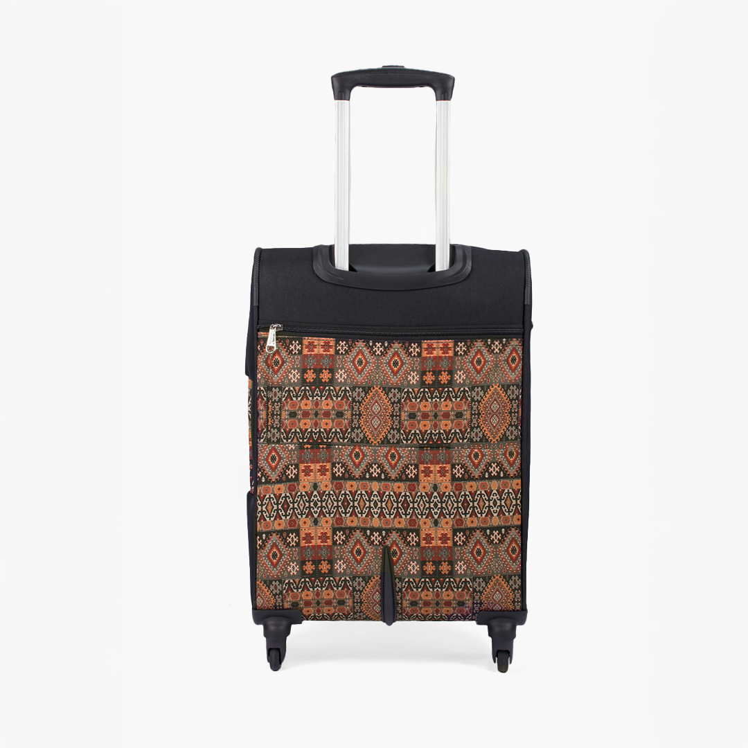 Banaras Elegance Saira Trolley Bag - Black (Cabin)
