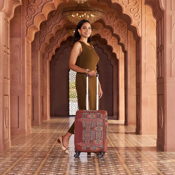 Banaras Elegance Saira Trolley Bag (Cabin)