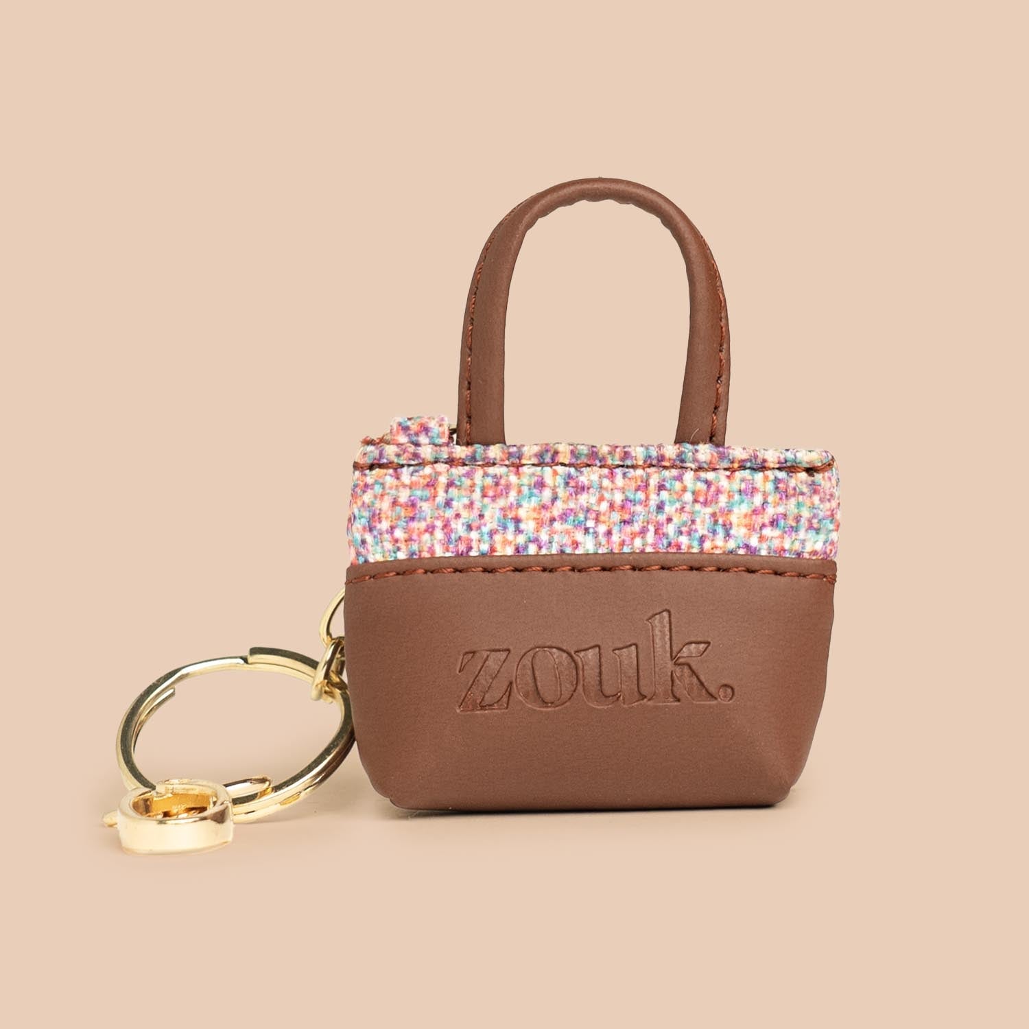 ZIP-Bengal Mosaic Power Potli Keychain