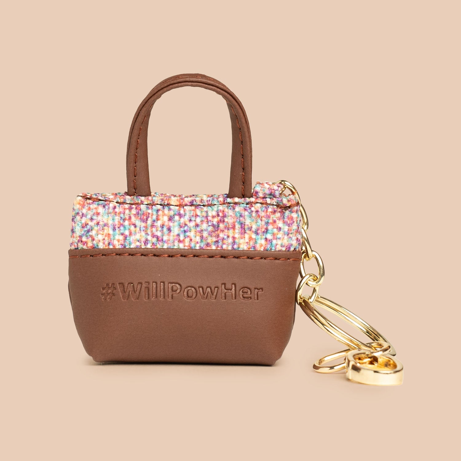 ZIP-Bengal Mosaic Power Potli Keychain