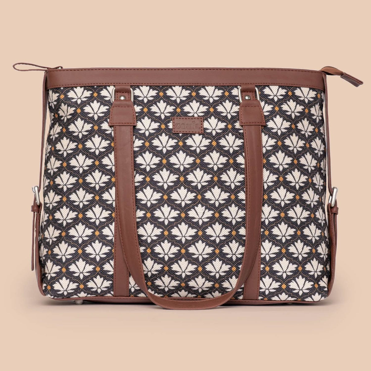 Bidri Kaiser - Women's Office Bag & Classic Zipper Wallet Combo