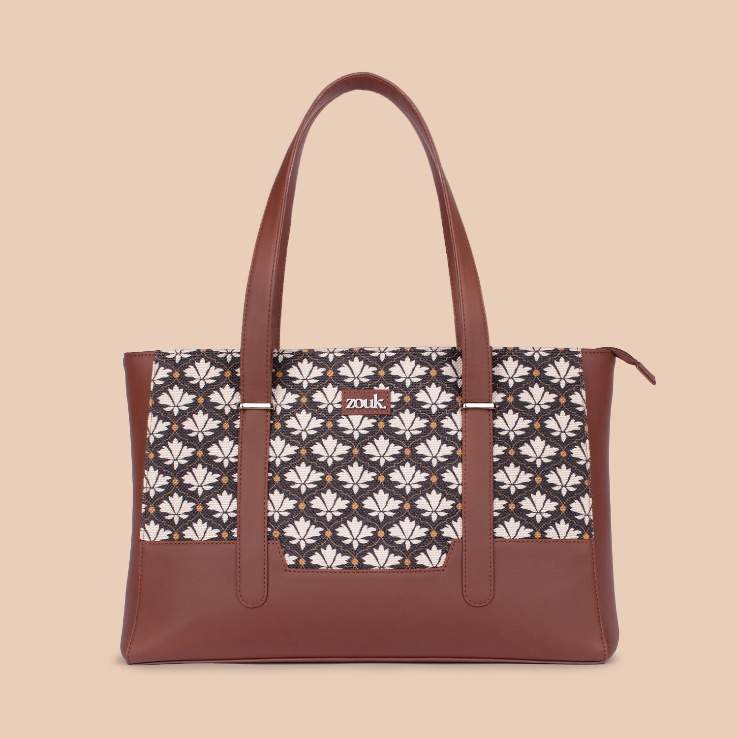 ZIP-Zouk Bidri Kaiser Maya Multitasker Tote Bag