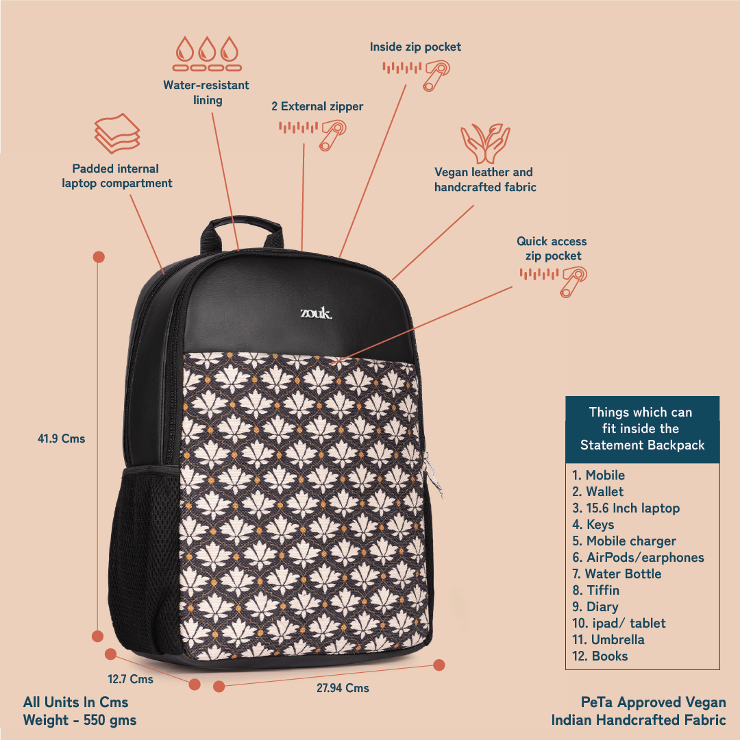 ZIP-Bidri kaiser Statement Backpack