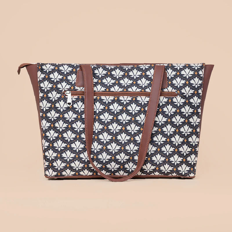 Bidri Kaiser & Fatehpur Fresco - Office Tote Bag & Lunch Bag Combo