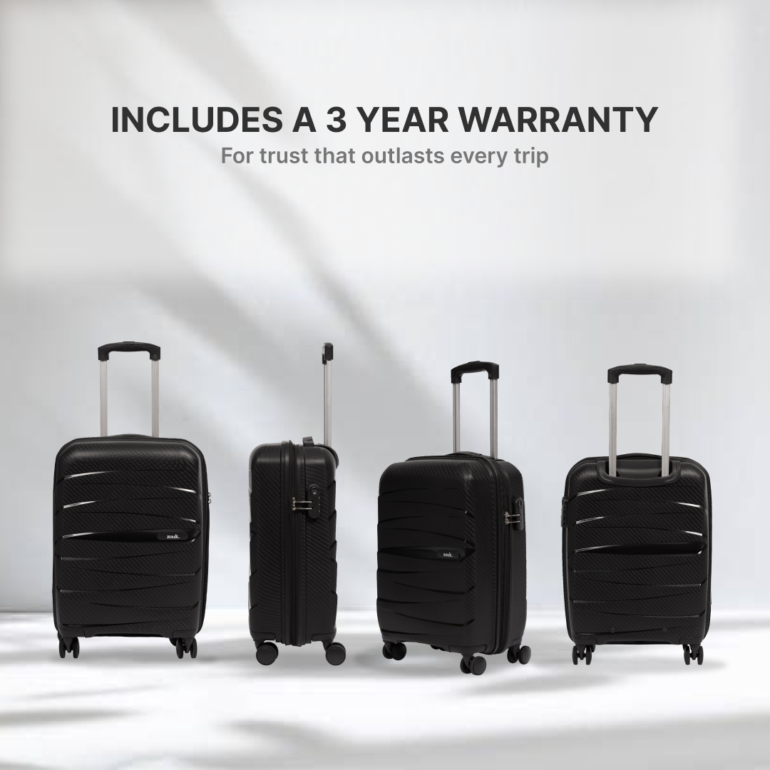 Black Aira Trolley Bag (Cabin)