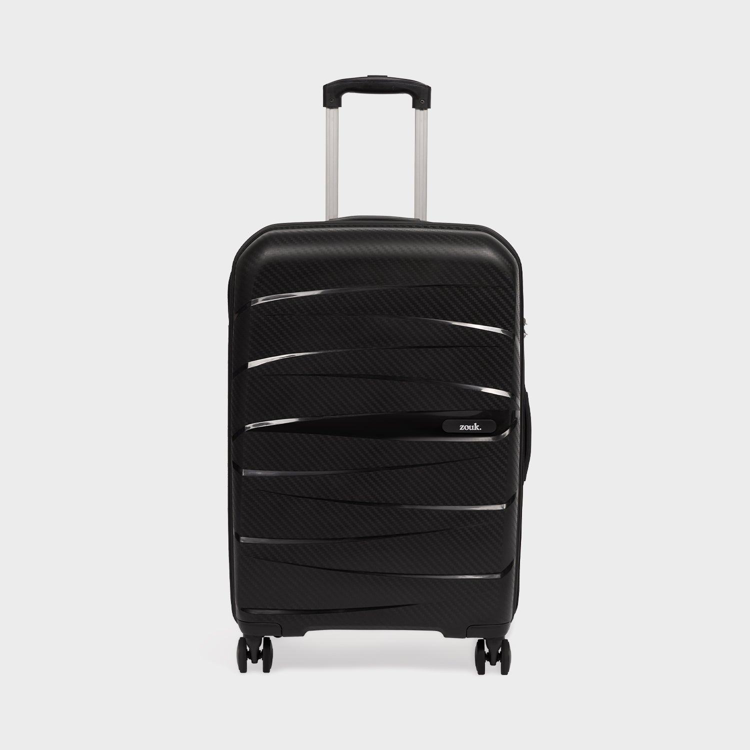 Black Aira Trolley Bag Combo (Cabin & Medium)
