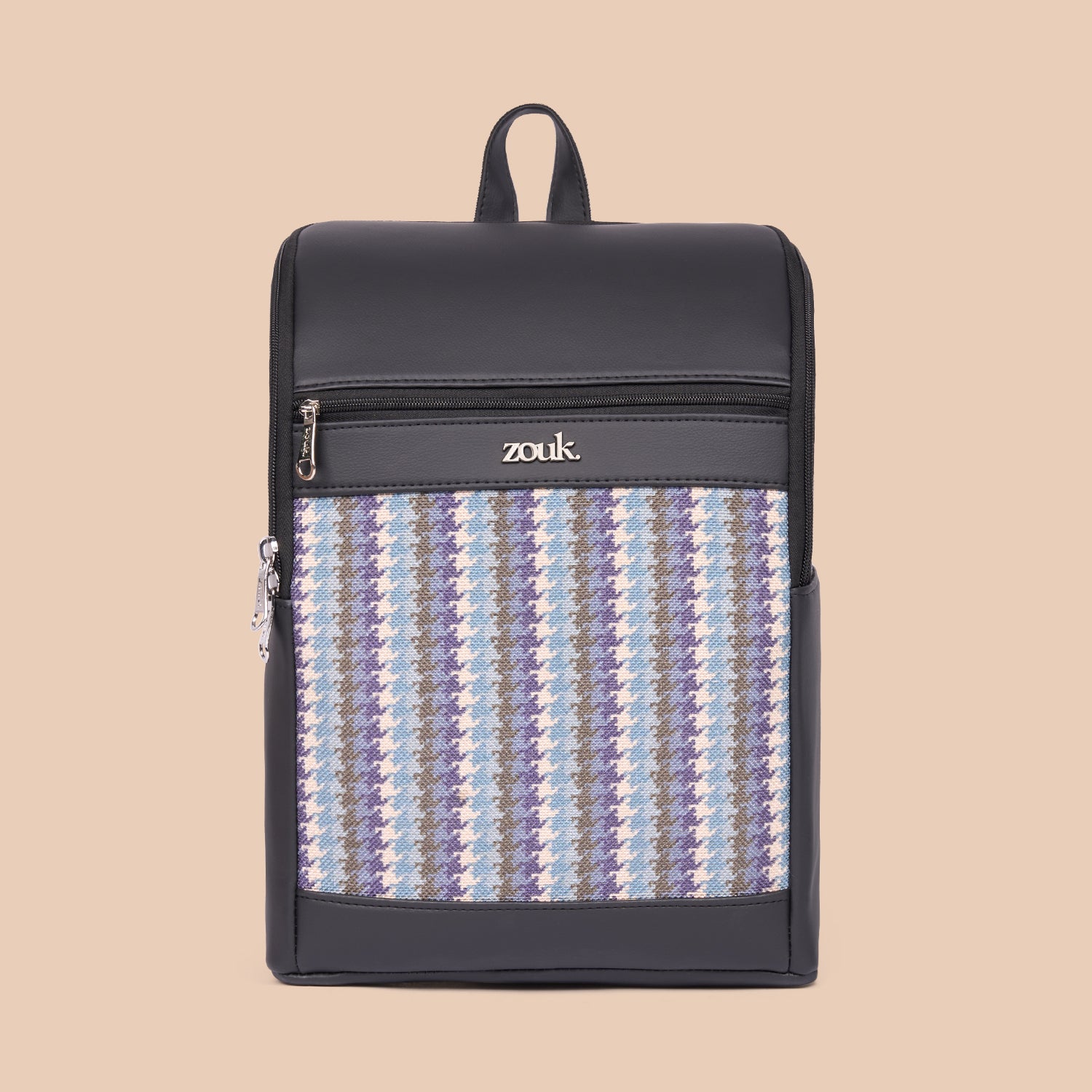 Bombay Houndstooth Amalia Backpack (Black)