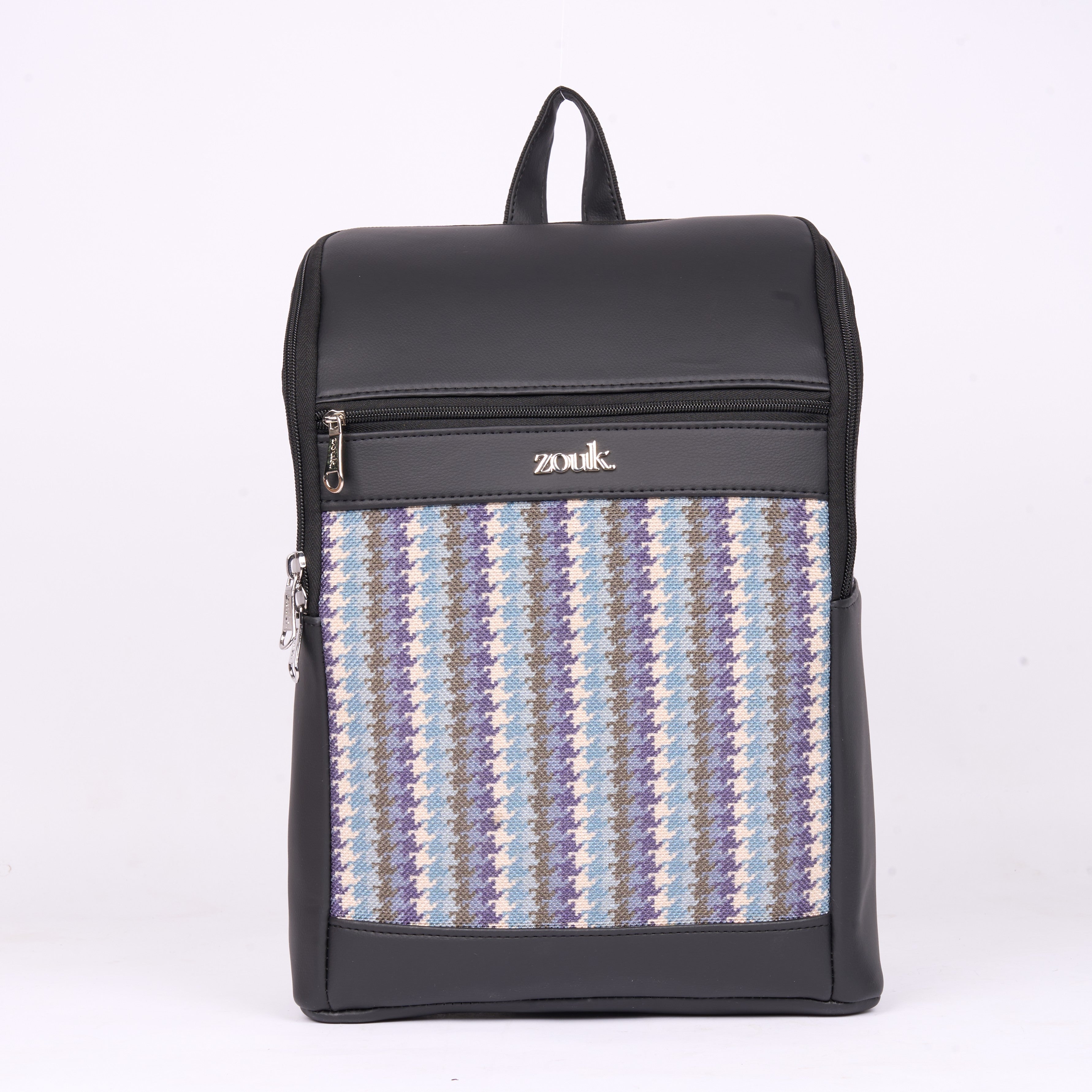 Bombay Houndstooth Amalia Backpack (Black)