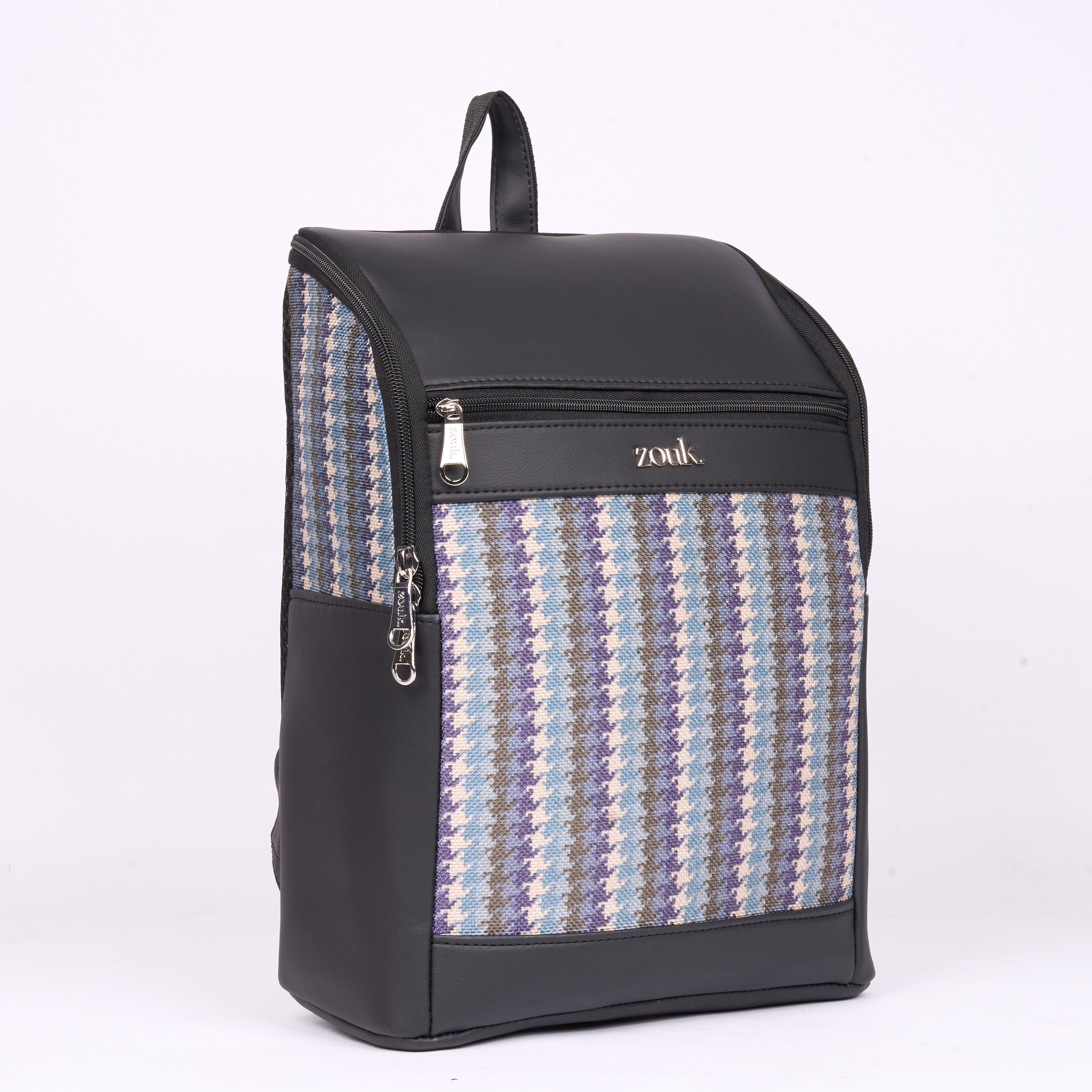 Bombay Houndstooth Amalia Backpack (Black)