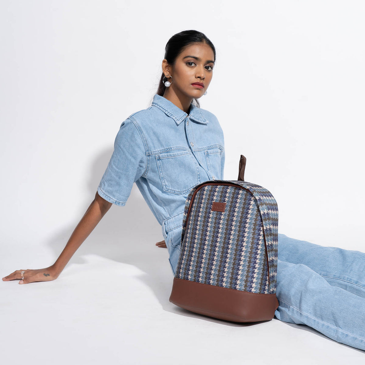 Bombay Houndstooth Dome Daypack