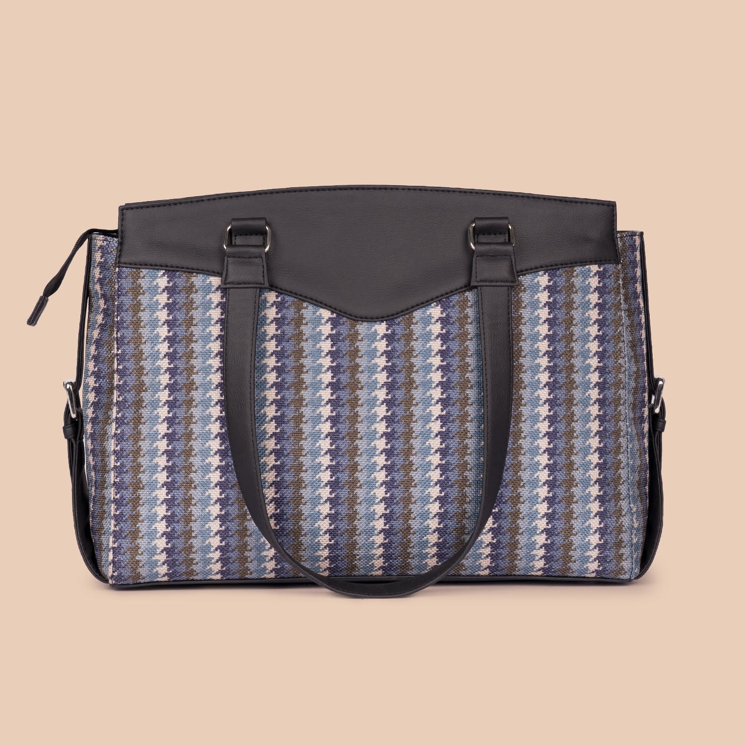 Bombay Houndstooth Women's Work Bag (Black)