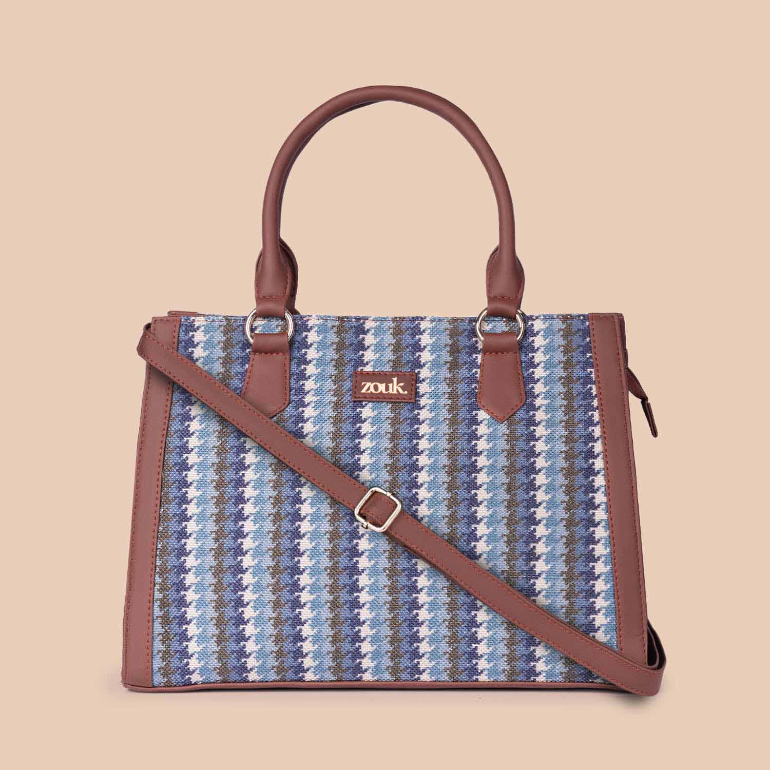 Bombay Houndstooth Classic Handbag