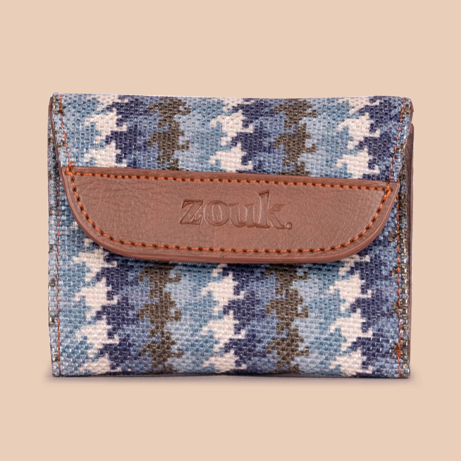Bombay Houndstooth Trifold Wallet