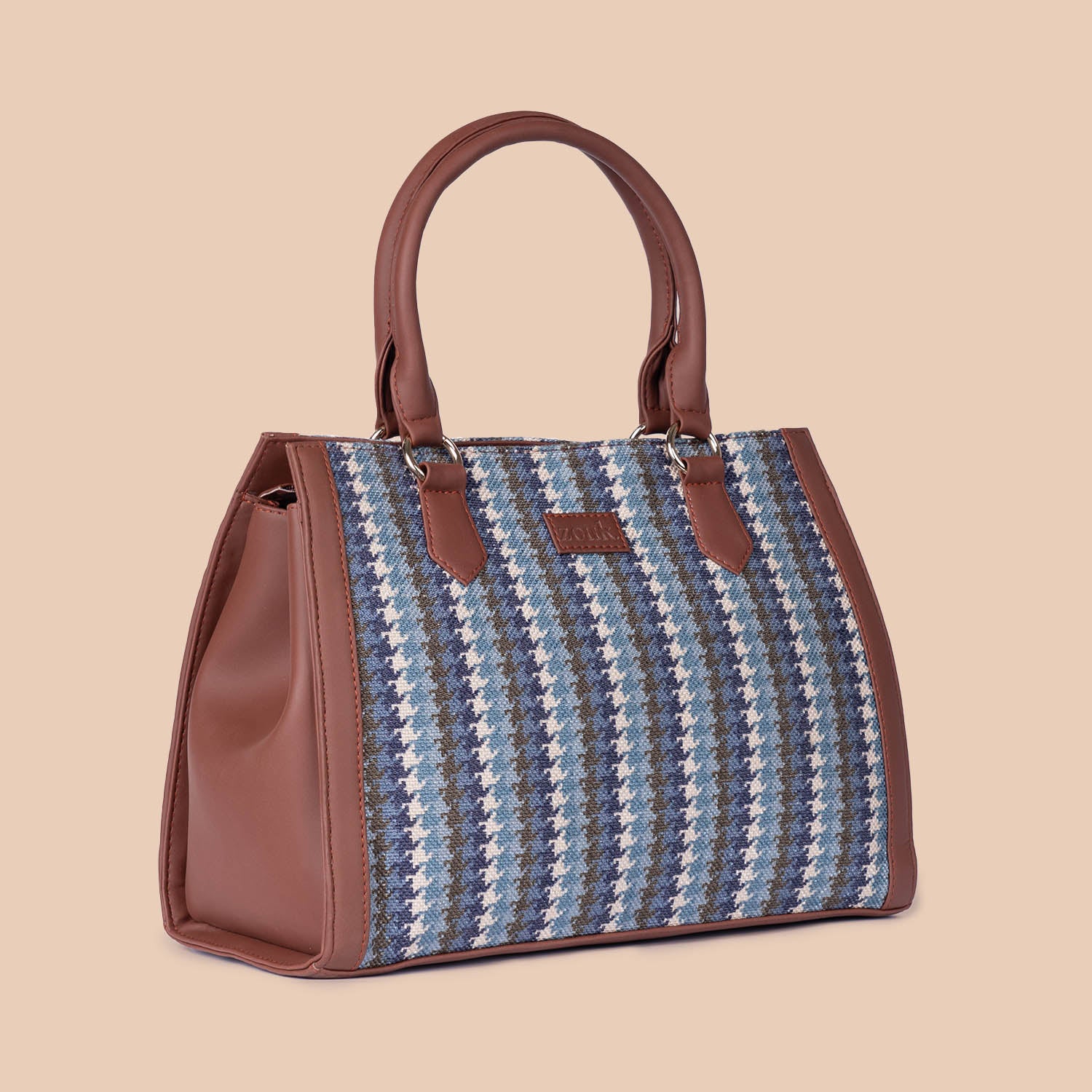 Bombay Houndstooth Classic Handbag
