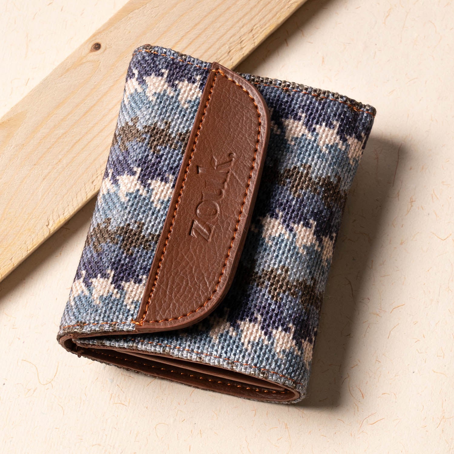 Bombay Houndstooth Trifold Wallet