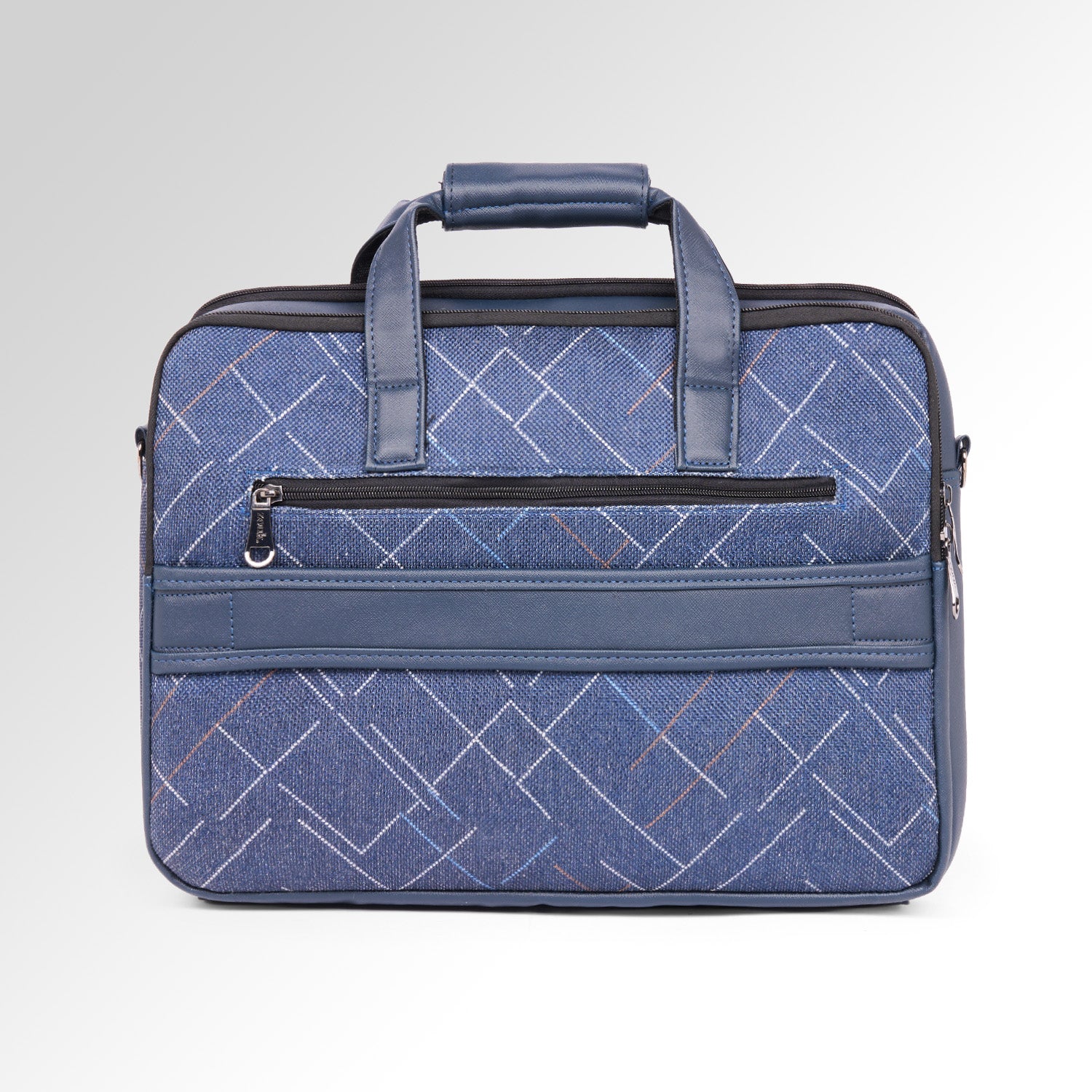 Bombay Tartan Office Laptop Bag (Blue)
