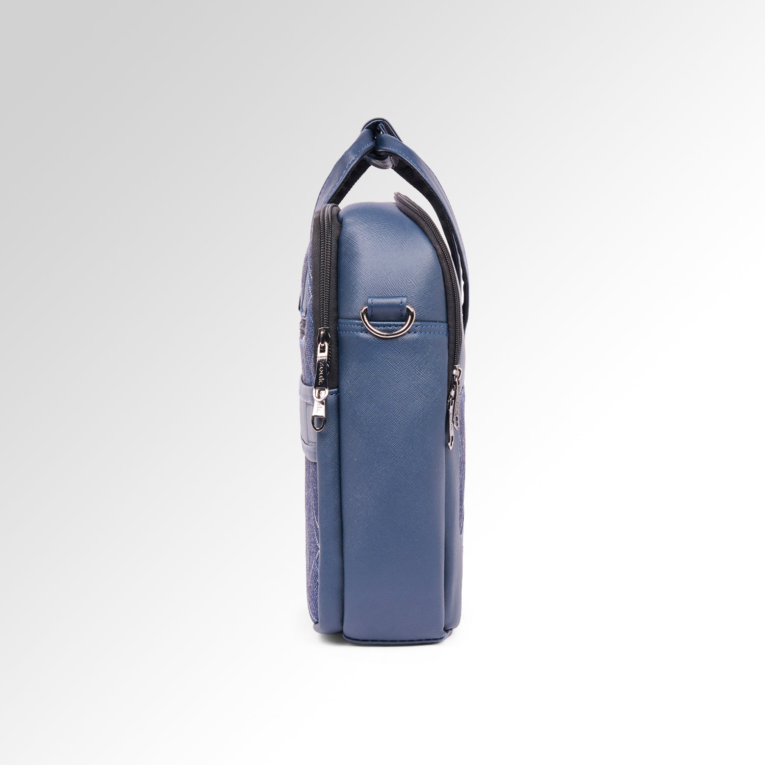 Bombay Tartan Office Laptop Bag (Blue)