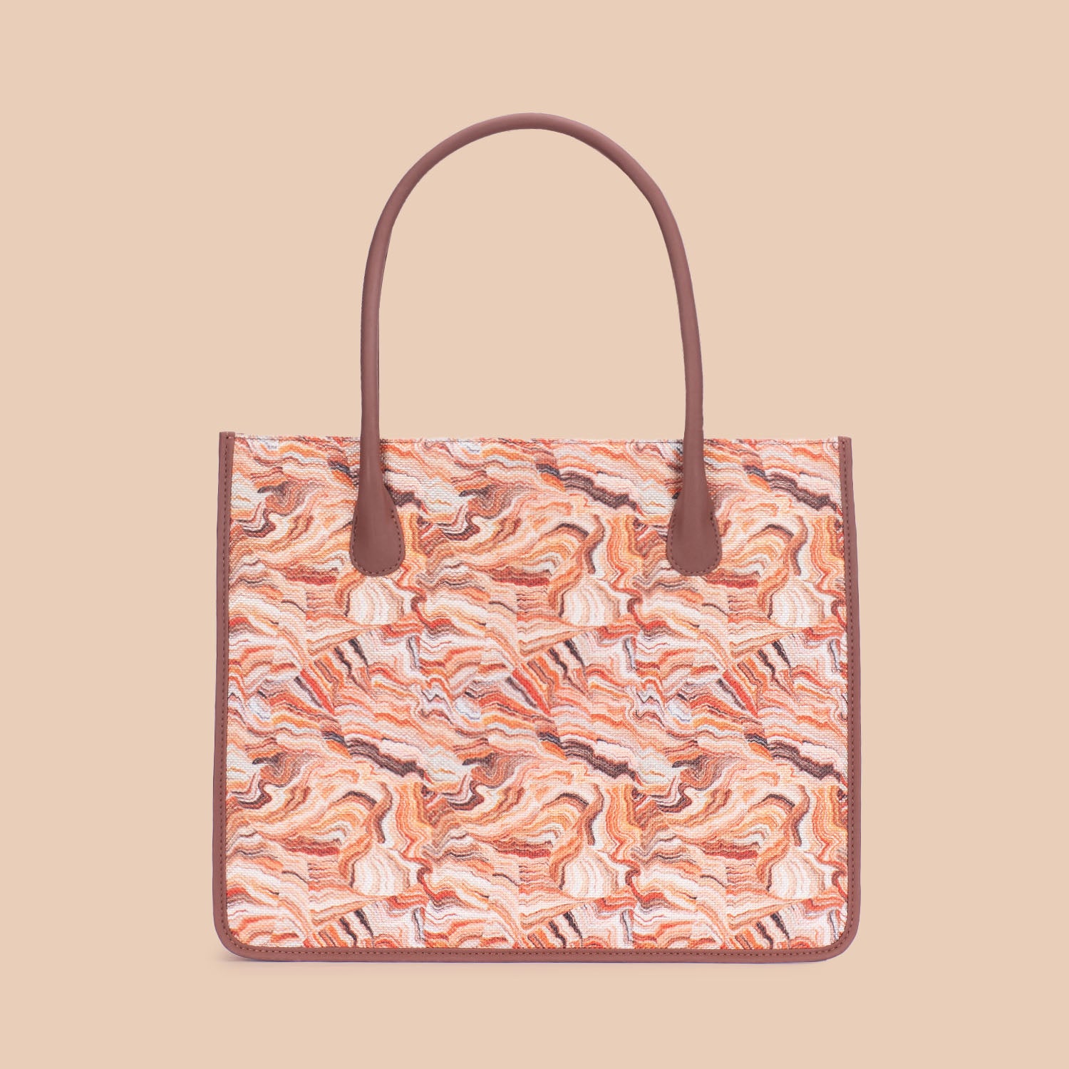 Nicobar Coral Book Tote