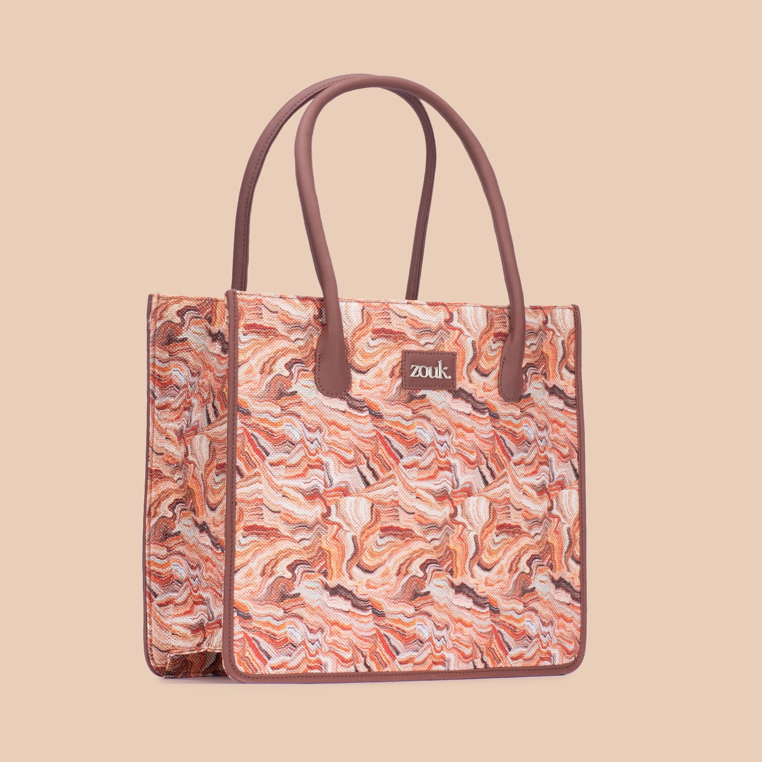 Nicobar Coral Book Tote